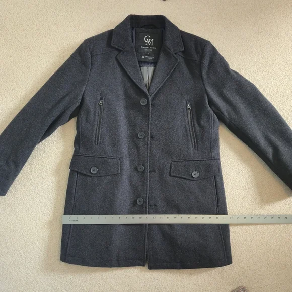 Georgio & Maximo warm padded wool coat - Picture 2 of 11